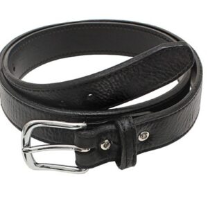 Black-Elephant-Leather-Belt-in-rolled-form