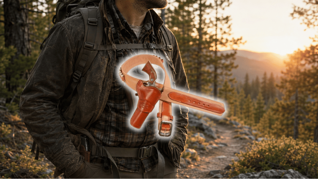 Key-Differences-Between-a-Leather-Hunter-Rig-and-a-Regular-Gun-Holster