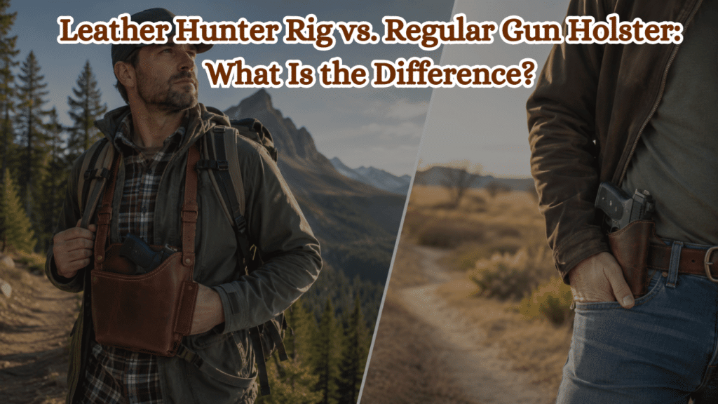 Leather-Hunter-Rig-vs-Regular-Gun-Holster-What-Is-the-Difference