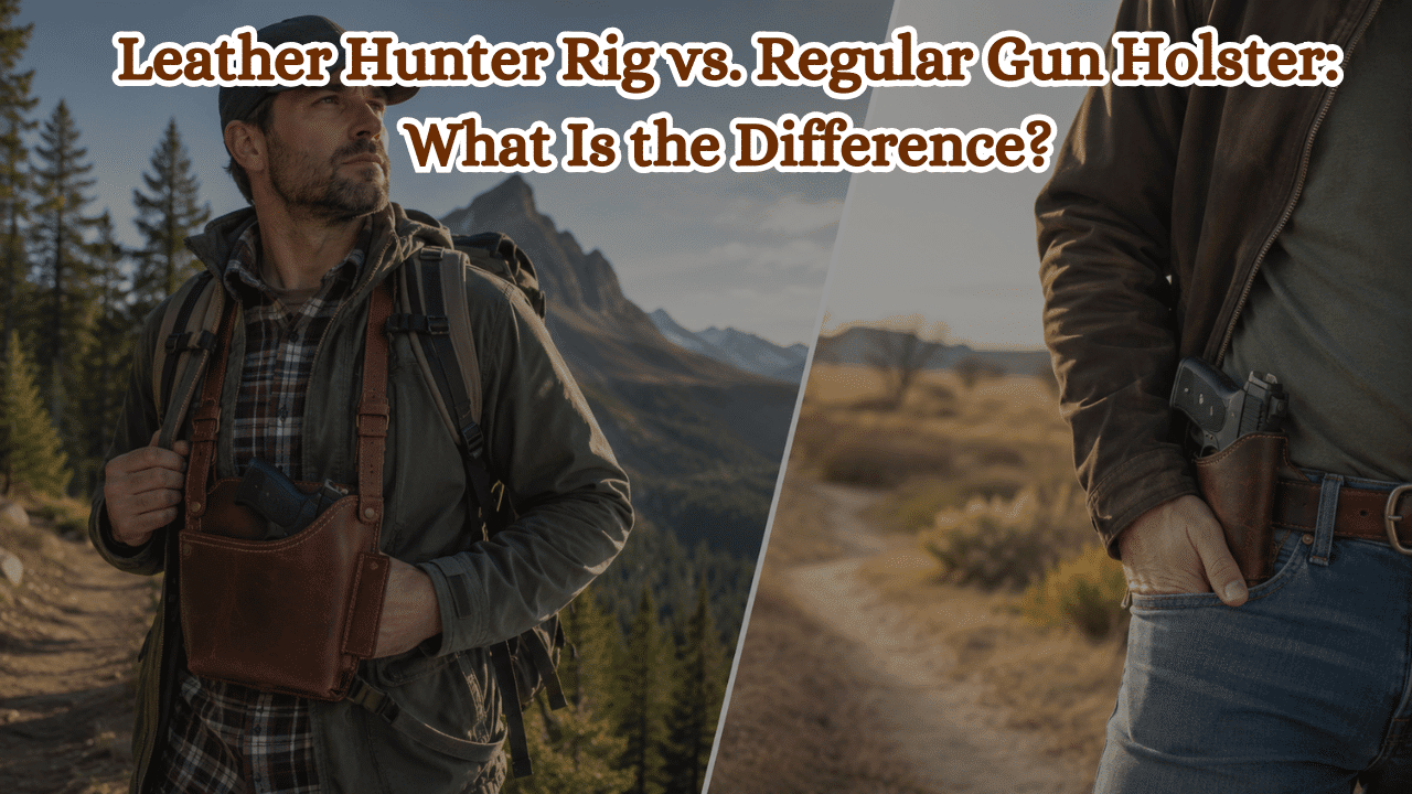 Leather-Hunter-Rig-vs-Regular-Gun-Holster-What-Is-the-Difference