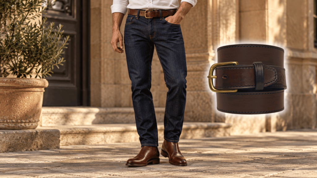 How-to-Match-Your-Leather-Belt-with-Your-Shoes-for-a-Casual-Look