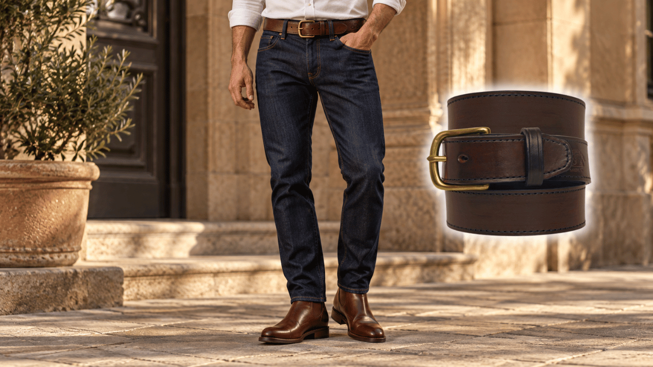 How-to-Match-Your-Leather-Belt-with-Your-Shoes-for-a-Casual-Look